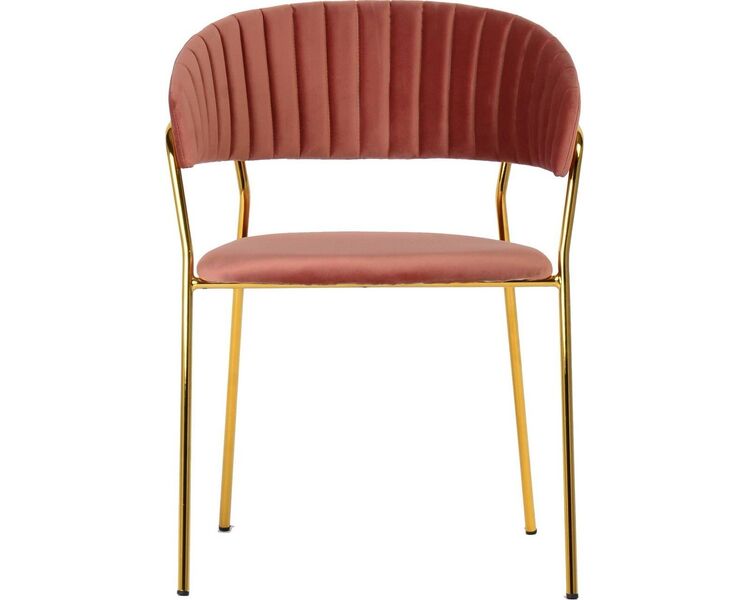 Купить Стул-кресло Turin золото розовый, золотой, Цвет: розовый, фото 2