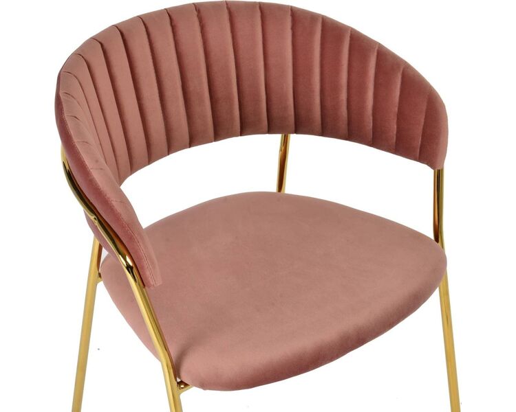 Купить Стул-кресло Turin золото розовый, золотой, Цвет: розовый, фото 5