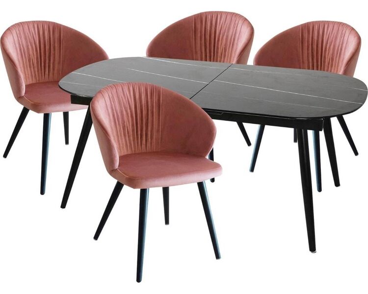 Купить Стул-кресло Verona розовый, черный, Цвет: розовый, фото 5