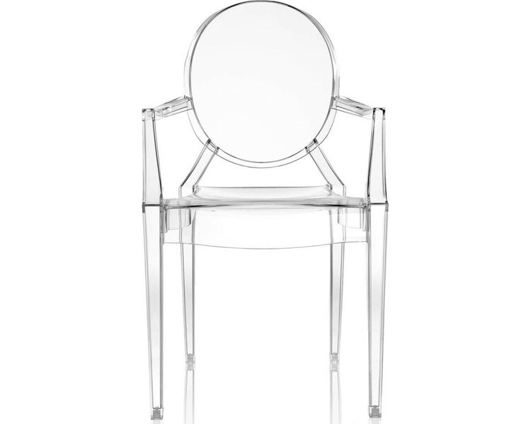 Купить Стул-кресло Louis Ghost прозрачный, Цвет: прозрачный, фото 2
