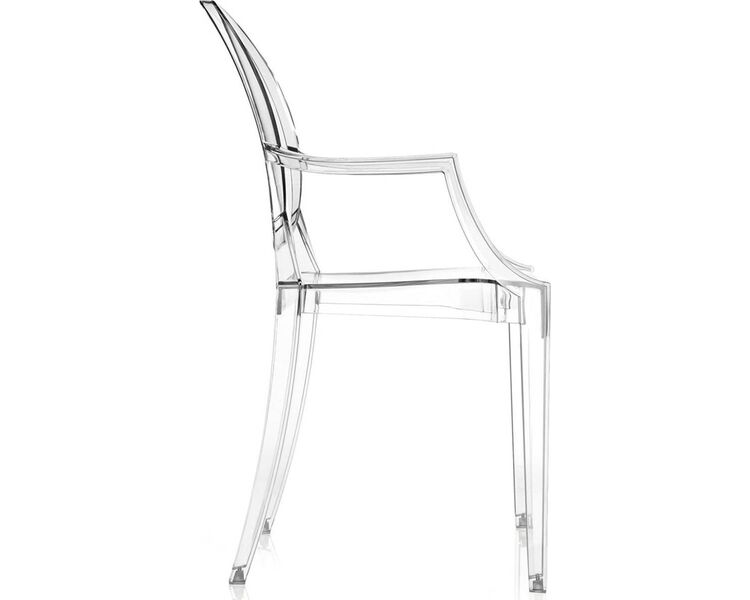 Купить Стул-кресло Louis Ghost прозрачный, Цвет: прозрачный, фото 3