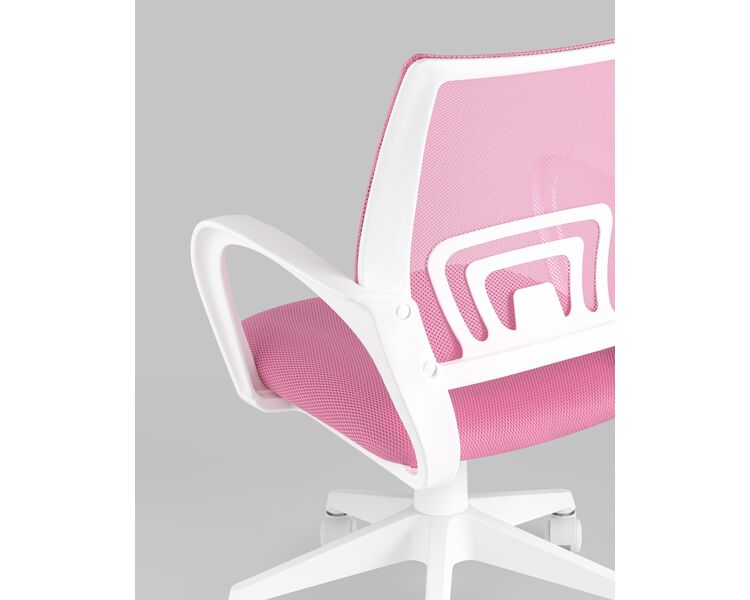 Купить Кресло оператора Topchairs ST-BASIC-W розовый, Цвет: розовый, фото 8