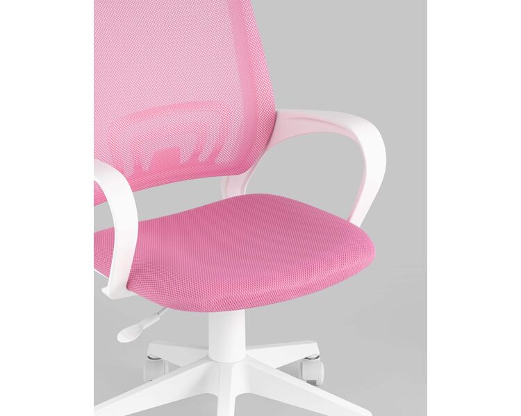 Купить Кресло оператора Topchairs ST-BASIC-W розовый, Цвет: розовый, фото 9