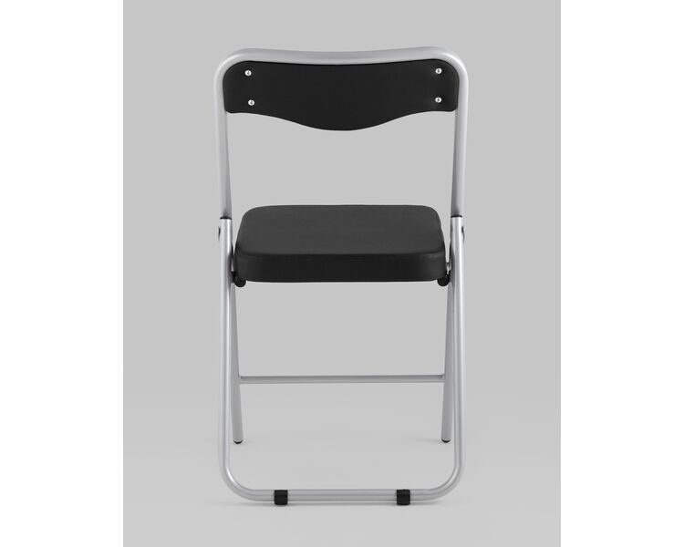 Купить Складной стул Джонни экокожа черный, метал ножки, Цвет: черный, фото 5