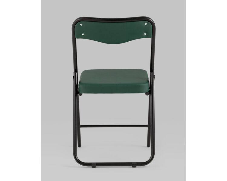 Купить Складной стул Джонни экокожа зеленый, черные ножки, Цвет: зеленый, фото 5