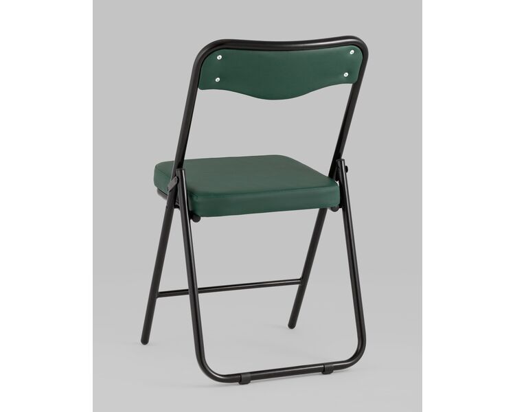 Купить Складной стул Джонни экокожа зеленый, черные ножки, Цвет: зеленый, фото 6