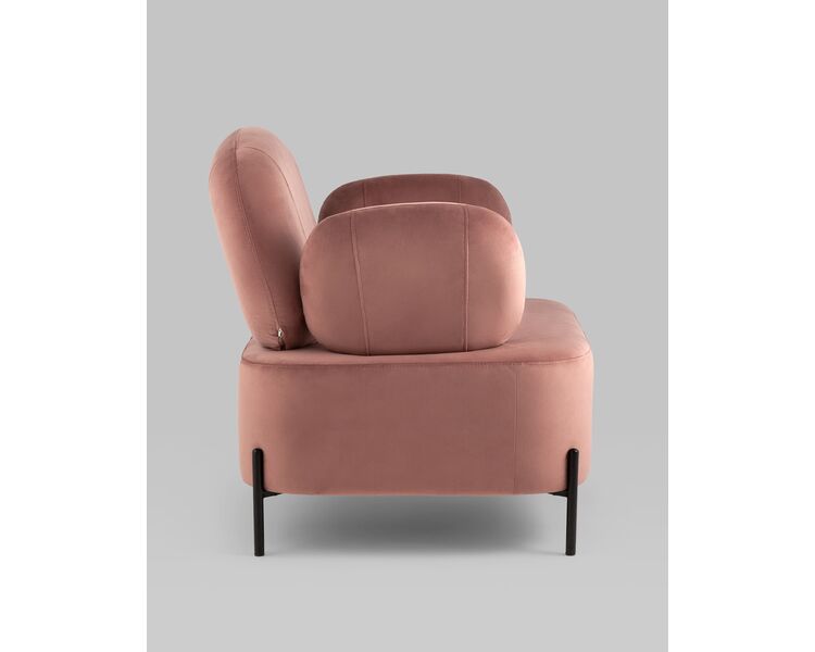 Купить Кресло Кэнди с подлокотниками велюр пыльно-розовый, Цвет: пыльно-розовый, фото 7