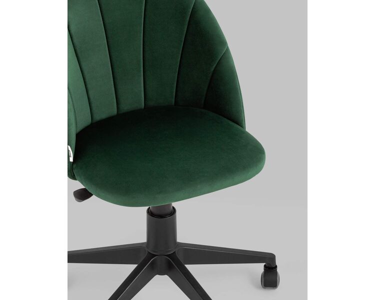 Купить Кресло компьютерное Логан велюр зелёный, Цвет: зеленый, фото 10
