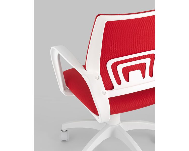 Купить Кресло оператора Topchairs ST-BASIC-W красный, Цвет: красный, фото 8