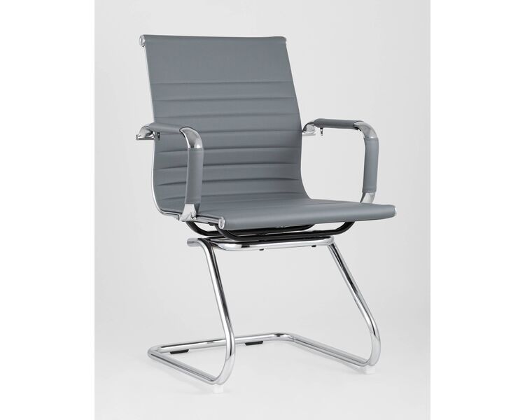 Купить Стул-кресло для посетителей TopChairs Visit серый, Цвет: бежевый, фото 2