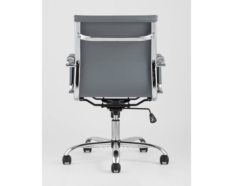 Купить Кресло офисное TopChairs City серый, Цвет: серый/хром, фото 7