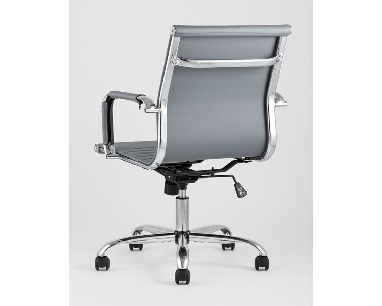Купить Кресло офисное TopChairs City серый, Цвет: серый/хром, фото 8
