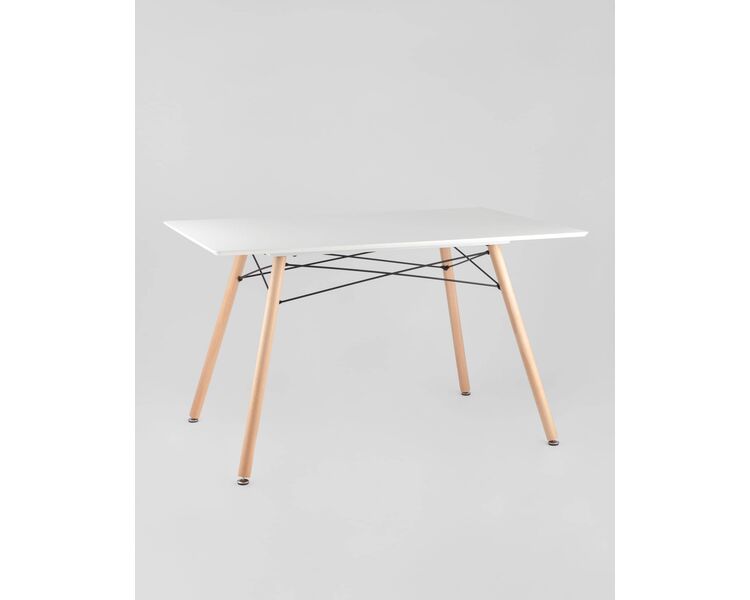 Купить Обеденная группа стол DSW Rectangle белый, 4 стула Style DSW белый, Цвет: белый-1, фото 2