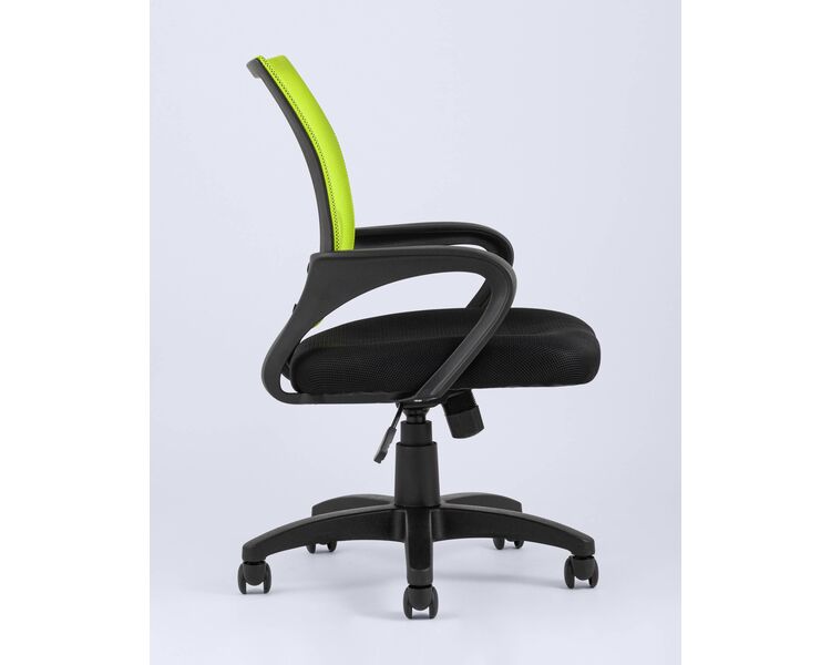 Купить Кресло офисное TopChairs Simple зеленый, Цвет: зеленый/черный, фото 4