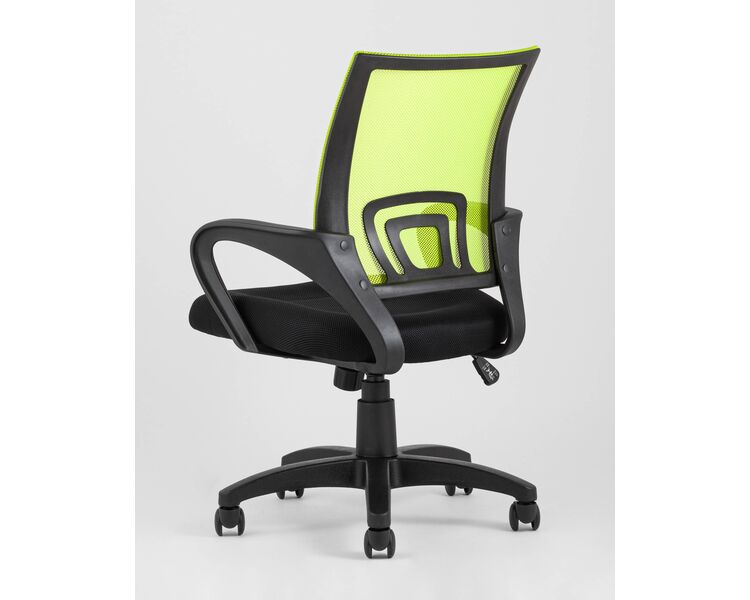 Купить Кресло офисное TopChairs Simple зеленый, Цвет: зеленый/черный, фото 6