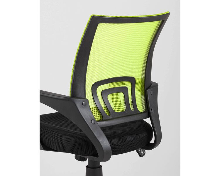 Купить Кресло офисное TopChairs Simple зеленый, Цвет: зеленый/черный, фото 7
