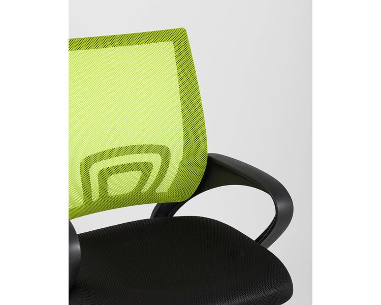 Купить Кресло офисное TopChairs Simple зеленый, Цвет: зеленый/черный, фото 9
