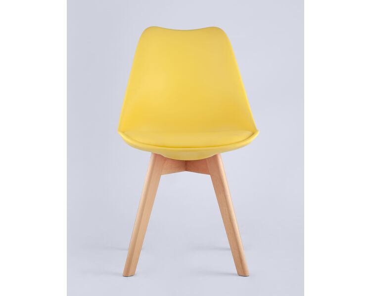 Купить Обеденная группа стол DST, 3 стула Frankfurt желтый, Цвет: желтый-1, фото 5