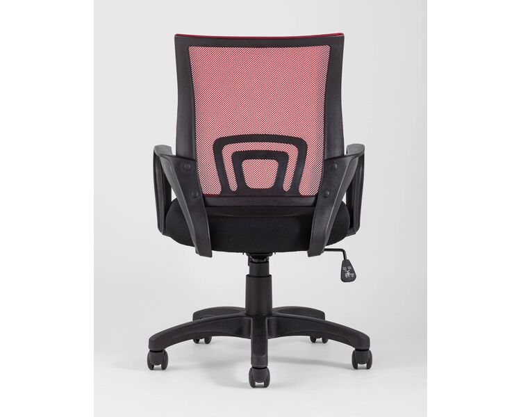 Купить Кресло офисное TopChairs Simple красный, Цвет: красный/черный, фото 5