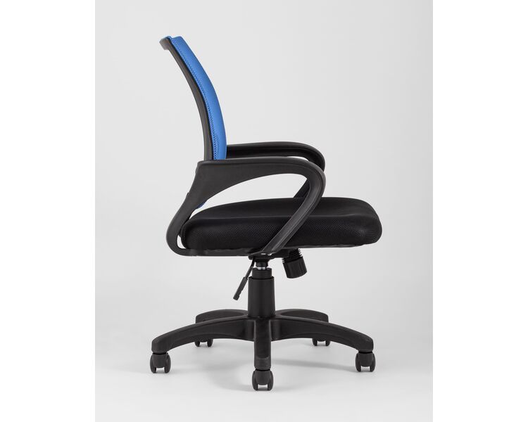 Купить Кресло офисное TopChairs Simple синий, Цвет: синий/черный, фото 3