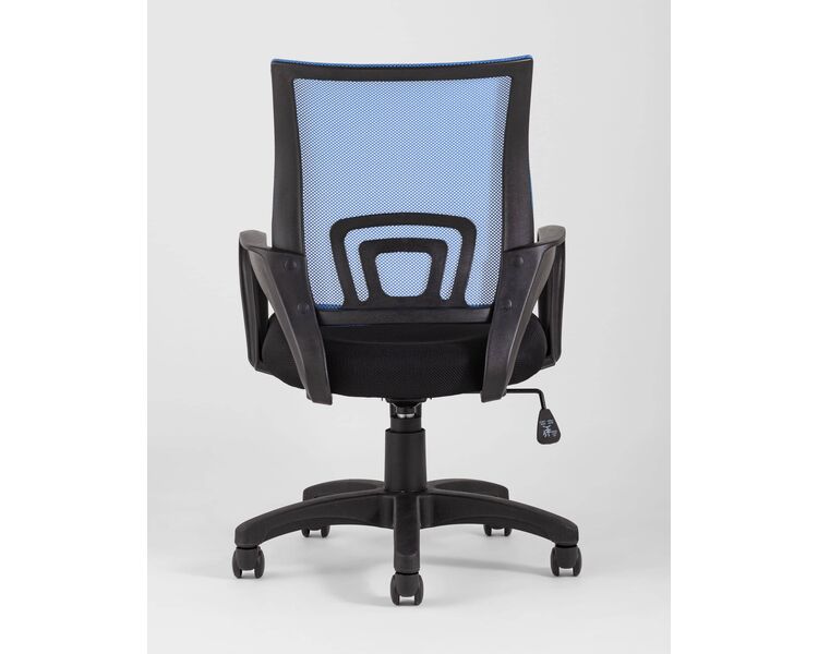Купить Кресло офисное TopChairs Simple синий, Цвет: синий/черный, фото 5