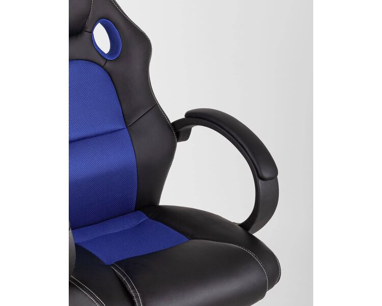 Купить Кресло игровое TopChairs Renegade синий, Цвет: синий/черный, фото 8