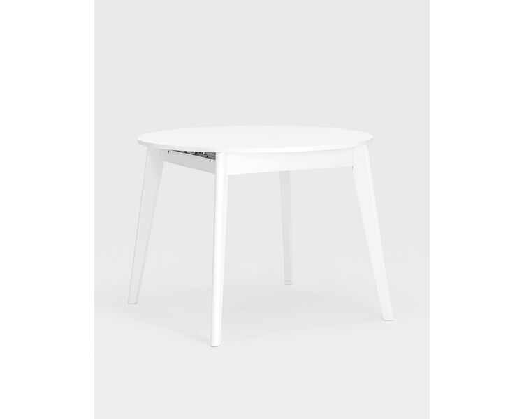 Купить Обеденная группа стол Rondo белый, 4 стулья DSW пэчворк черно-белые, Цвет: черно-белый-1, фото 2