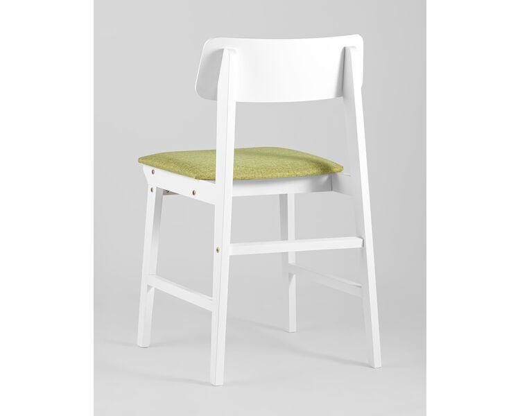 Купить Обеденная группа стол Rondo белый, 4 стулья Oden White оливковые, Цвет: оливковый, фото 8