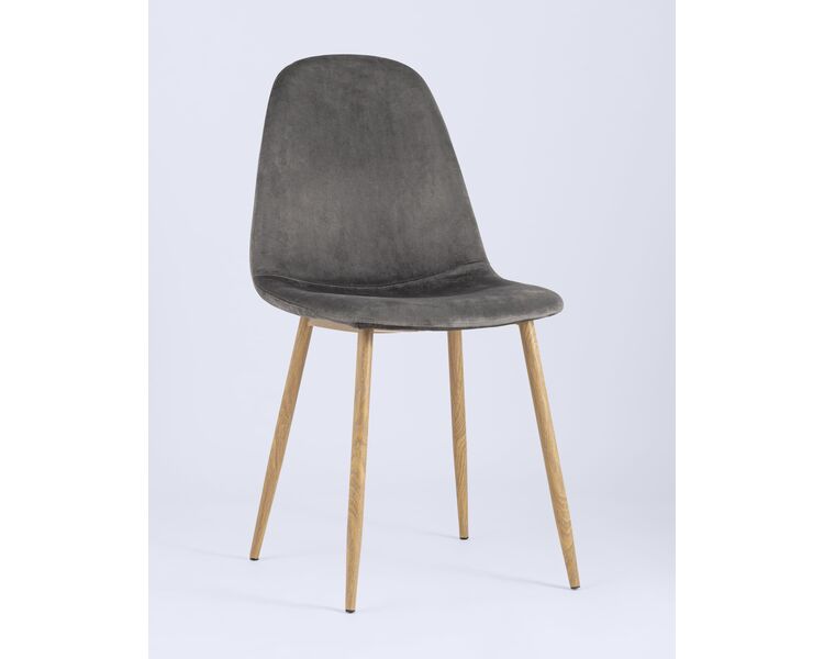Купить Обеденная группа стол Vector, стулья Валенсия велюр серые, Цвет: серый-1, фото 4