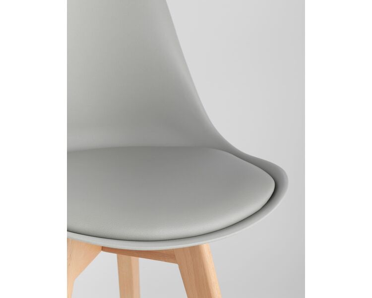 Купить Обеденная группа стол Стокгольм 160-220*90, 6 стульев Frankfurt серые, Цвет: серый, фото 9