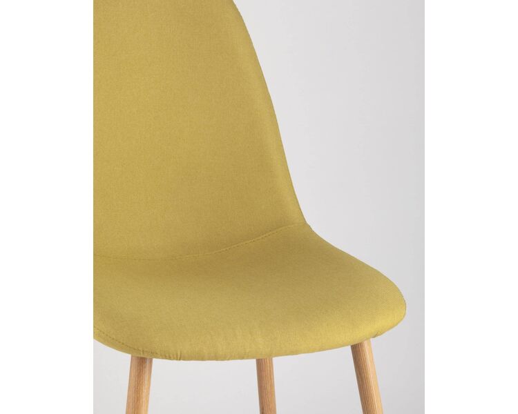 Купить Обеденная группа стол Стокгольм 160-220*90, 6 стульев Валенсия желтые, Цвет: желтый, фото 9