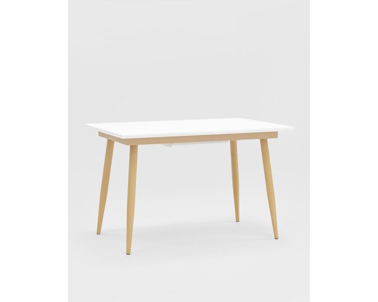 Купить Обеденная группа стол Стокгольм 120-160*80, 4 стула Style DSW белый, Цвет: белый-1, фото 2