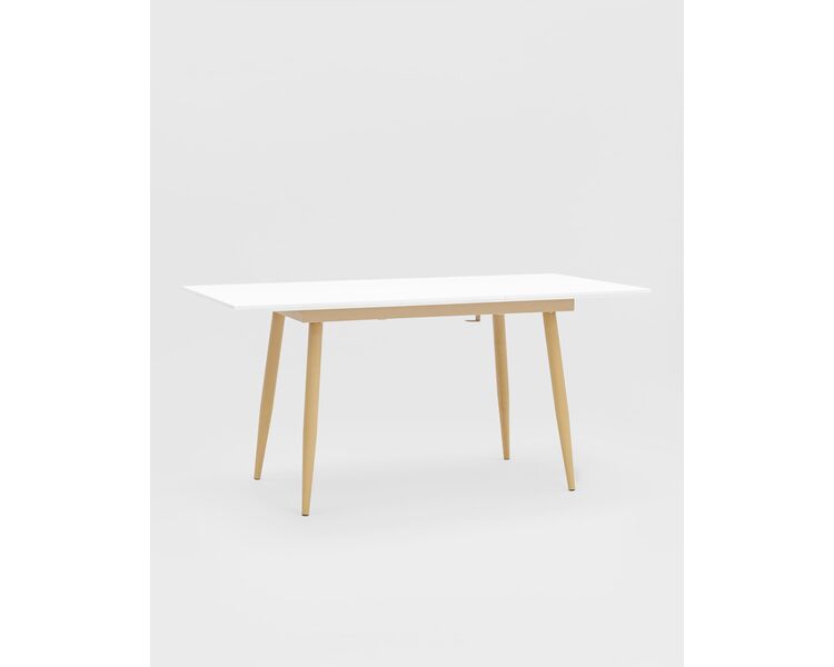 Купить Обеденная группа стол Стокгольм 120-160*80, 4 стула Style DSW белый, Цвет: белый-1, фото 3