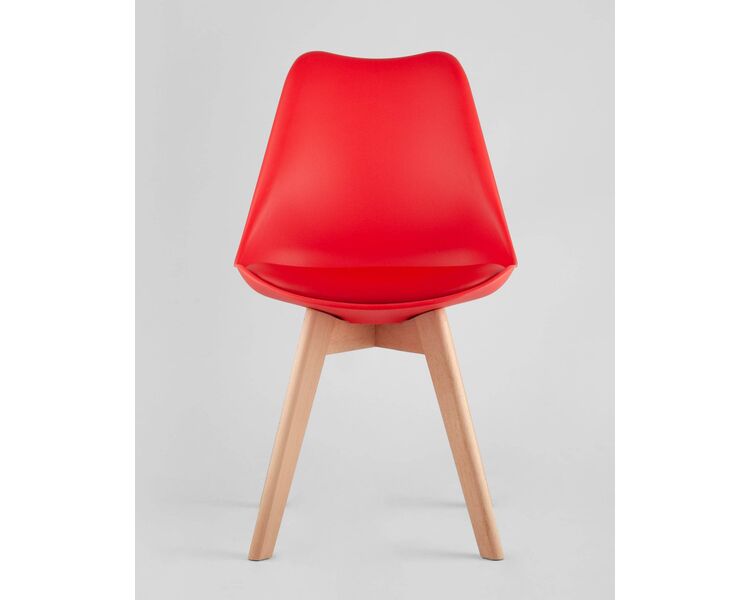 Купить Обеденная группа стол Стокгольм 160-220*90, 6 стульев Frankfurt красные, Цвет: красный, фото 6