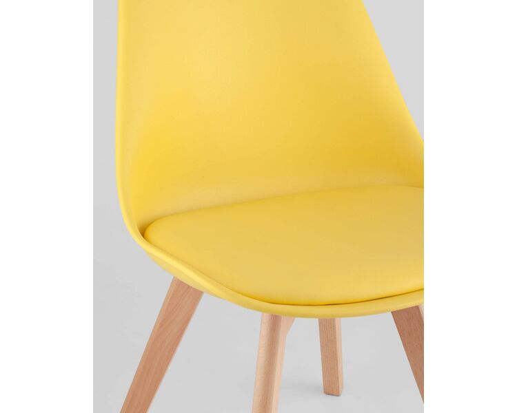 Купить Обеденная группа стол Стокгольм 120-160*80, 4 стула Frankfurt желтые, Цвет: желтый-1, фото 9