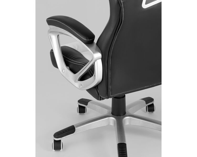Купить Кресло спортивное TopChairs Continental белый, Цвет: белый/серый, фото 8