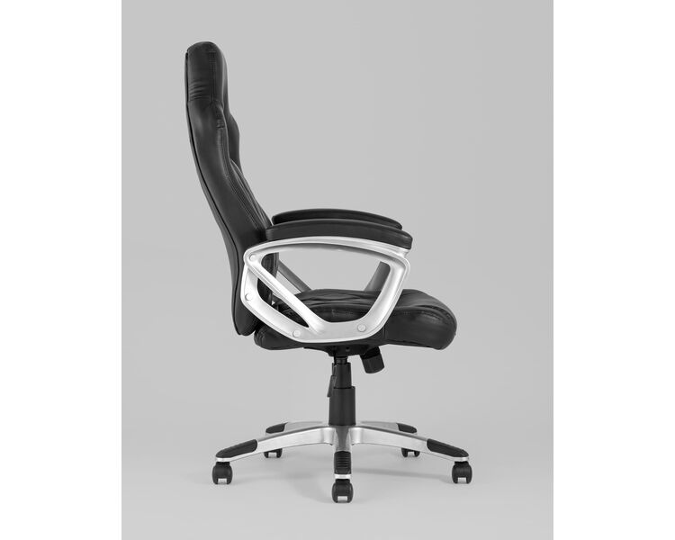 Купить Кресло спортивное TopChairs Continental черный, Цвет: черный/серый, фото 4