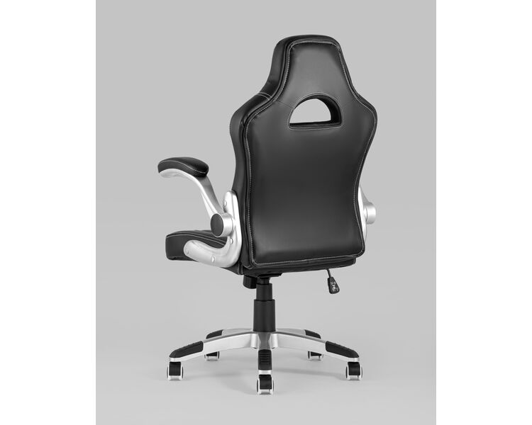 Купить Кресло спортивное TopChairs Genesis черный, Цвет: черный/серый, фото 7