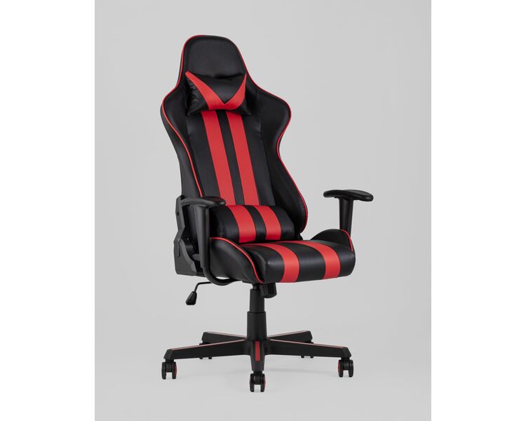 Купить Кресло игровое TopChairs Camaro красный, Цвет: красный/черный, фото 2