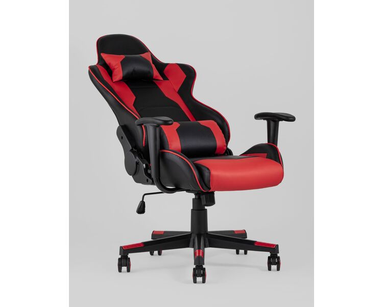 Купить Кресло игровое TopChairs Diablo красный, Цвет: красный/черный, фото 8