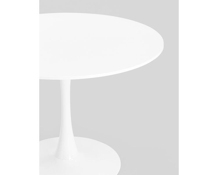 Купить Обеденная группа стол Tulip D100 белый, 4 стула Style DSW белые, Цвет: белый-4, фото 3