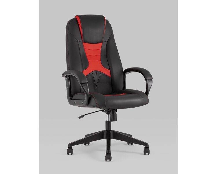 Купить Кресло игровое TopChairs ST-CYBER 8 красный, Цвет: черный/красный, фото 2