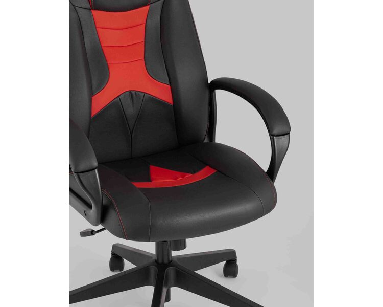 Купить Кресло игровое TopChairs ST-CYBER 8 красный, Цвет: черный/красный, фото 10