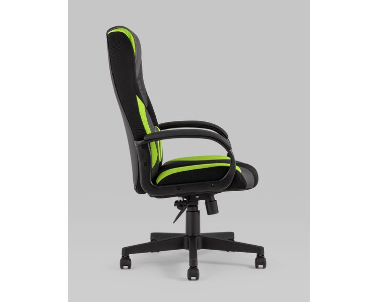 Купить Кресло игровое TopChairs ST-CYBER 9 зеленый, Цвет: черный/зеленый, фото 5