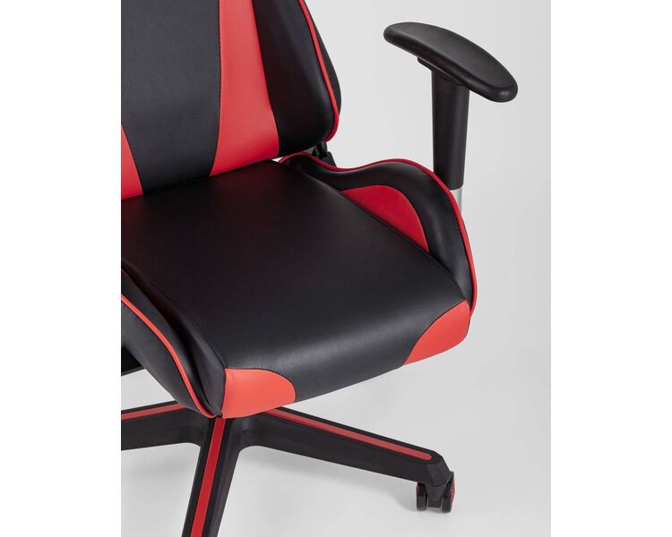 Купить Кресло игровое TopChairs Racer красный, Цвет: черный/красный, фото 8