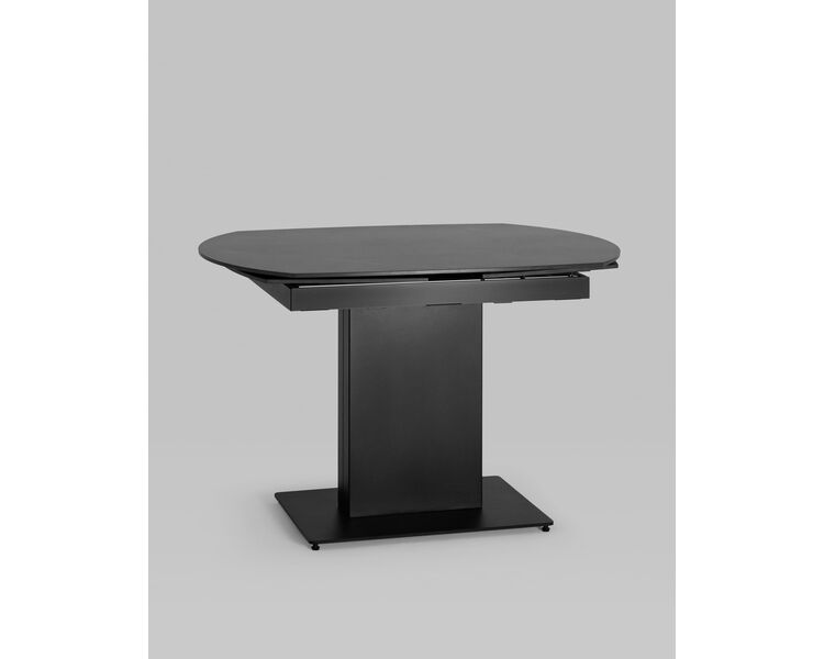 Купить Стол обеденный Хлоя раскладной 120-180*90 керамика темная, Варианты цвета: черный, фото 2