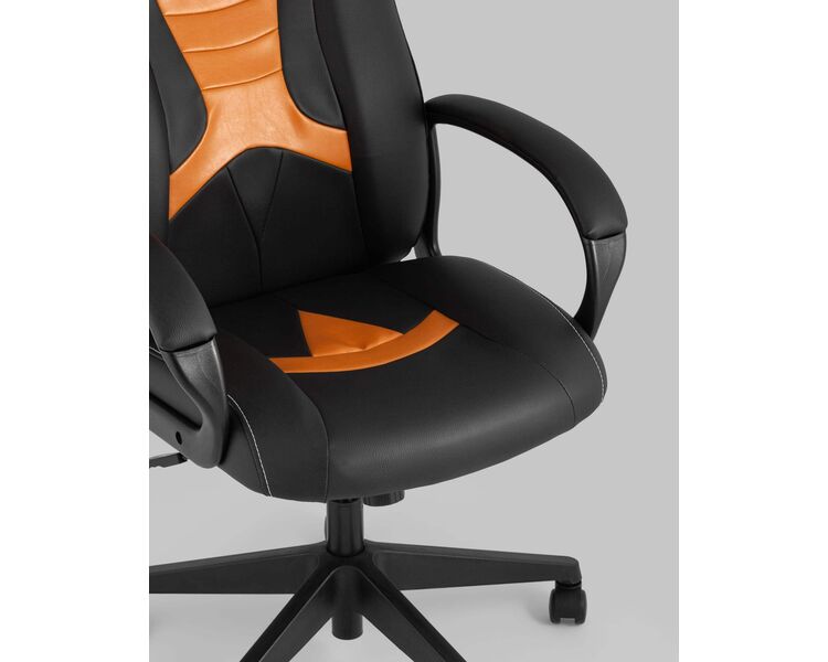 Купить Кресло игровое TopChairs ST-CYBER 8 оранжевый, Цвет: черный/оранжевый, фото 10