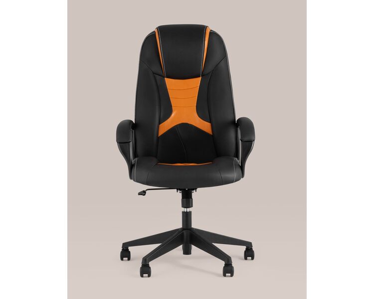 Купить Кресло игровое TopChairs ST-CYBER 8 оранжевый, Цвет: черный/оранжевый, фото 6
