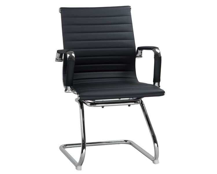 Купить Офисное кресло для посетителей DOBRIN CODY (чёрный) черный/хром