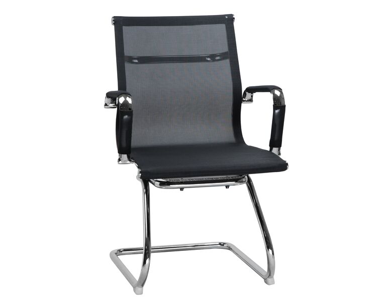 Купить Офисное кресло для посетителей DOBRIN CODY MESH (чёрный) черный/хром